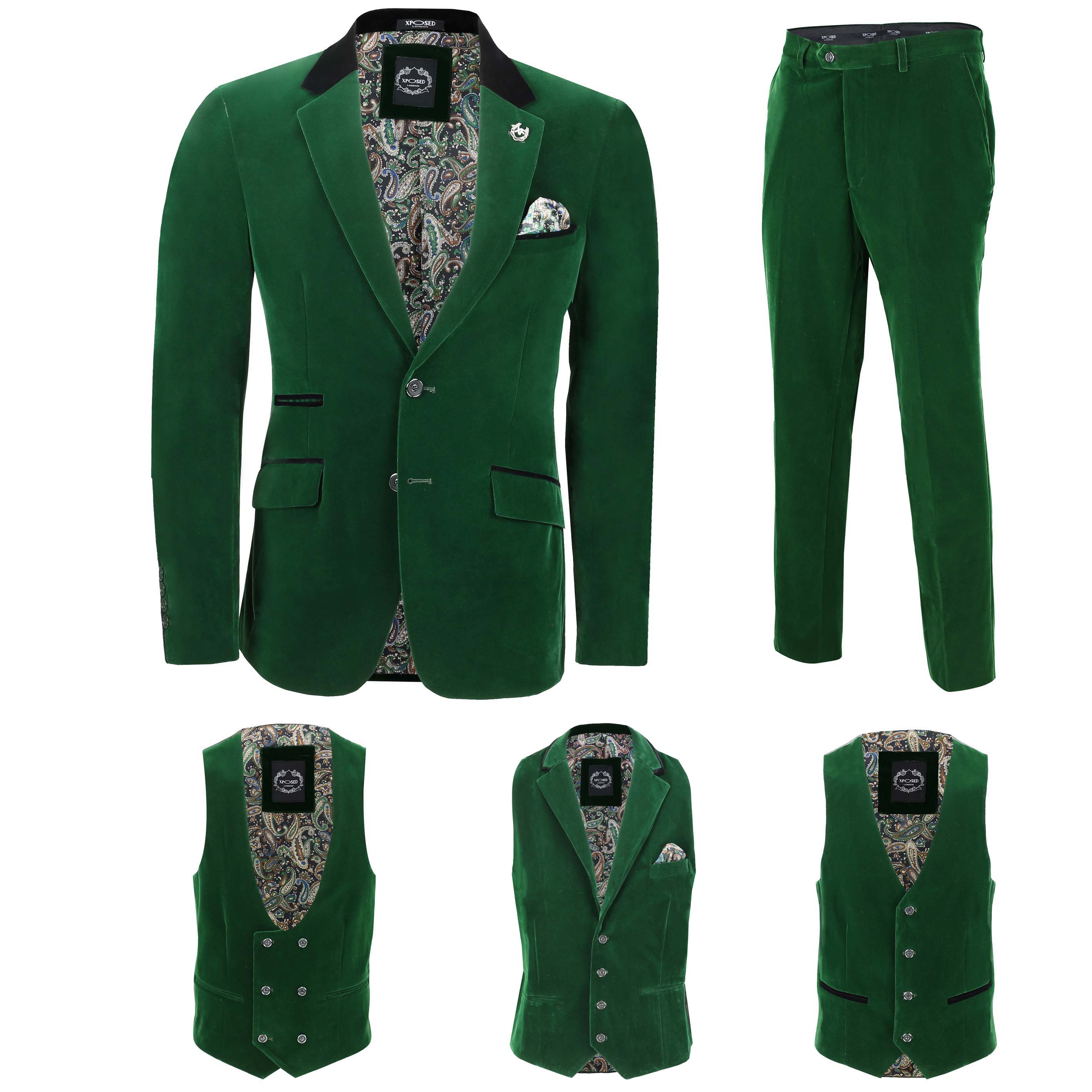 green velvet blazer men